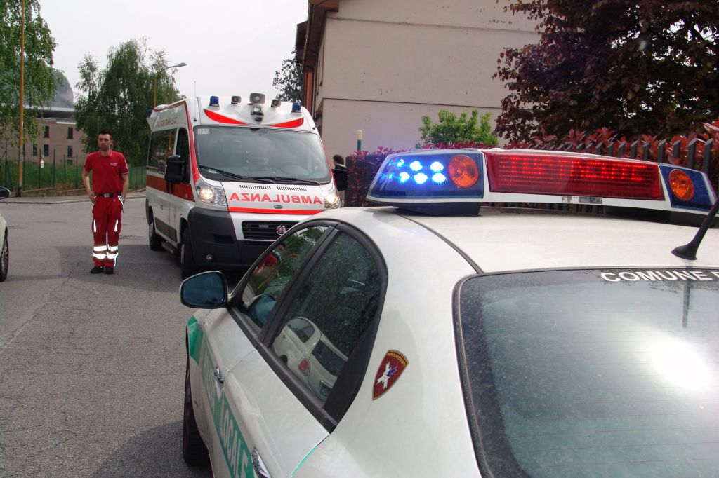 Incidente in via Lamarmora: ferito un giovane centauro