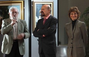 Da sinistra, Silvano Valentini, Gino Bianchi e Maria Teresa Bonacina