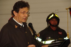 protesta vigili del fuoco -comandante Fiorello