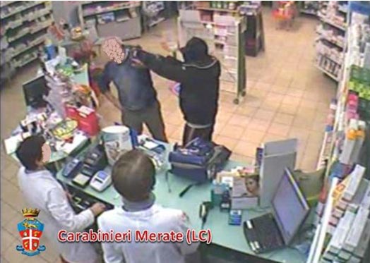 Arrestato dai Carabinieri il rapinatore di farmacie
