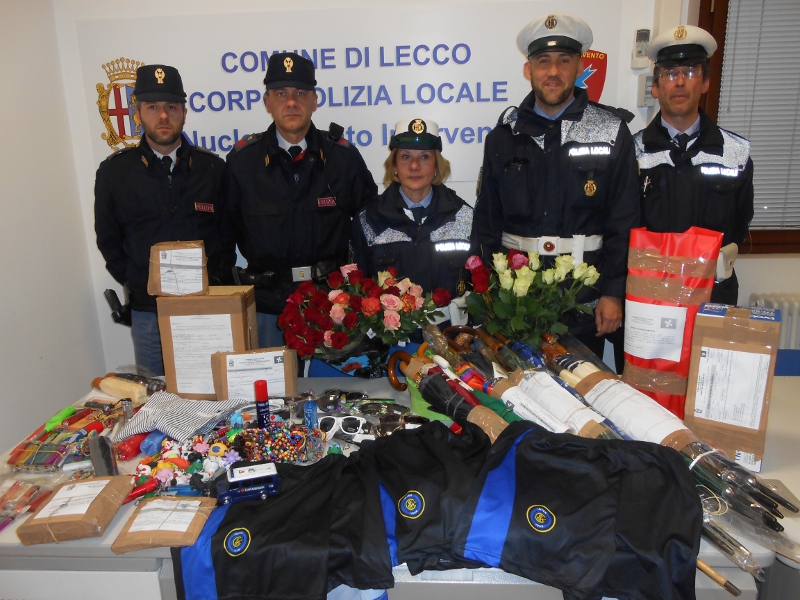 Commercio abusivo, altro sequestro di merce in città