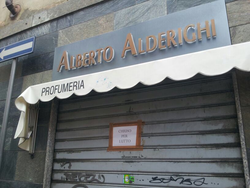 E’ morto Alberto Alderighi titolare dell’omonima profumeria