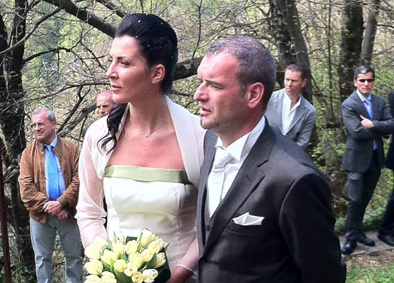 Premana in festa. Il sindaco convola a nozze con la bella Michela