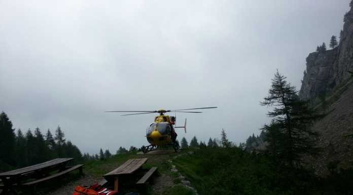 39enne scivola per 100m sul Pizzo Camino, salvato dal Soccorso Alpino