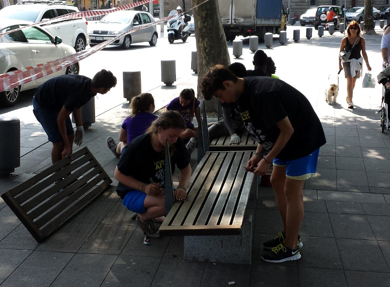 “Parti o resti?”, giovani al lavoro per abbellire gli spazi pubblici