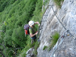 Ferrate danneggiate: chiusa anche la Gamma 1 in Erna Ferrata Gamma Uno