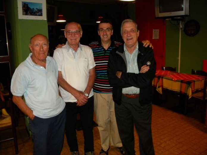 Tino Albani, Dino Piazza, Antonio Bolis e Renato Frigerio