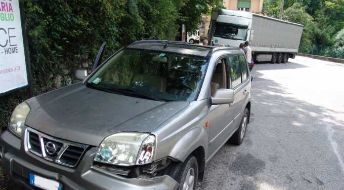 Tir contro Suv: code in mattinata sulla vecchia Lecco-Ballabio