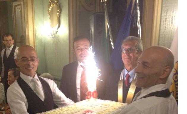 Passaggio di consegne al Rotary Merate che festeggia i 30 anni