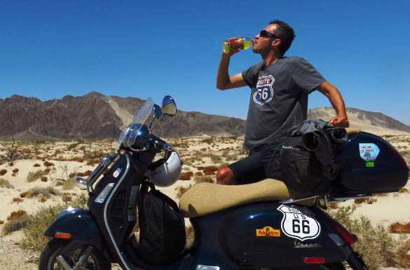 Patrignani, 8mila km in Vespa ricordando l’impresa del padre