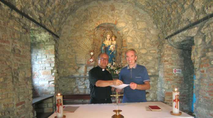 Il Rettore dell’Università Lateranense in vista alla Madonna della Rocchetta