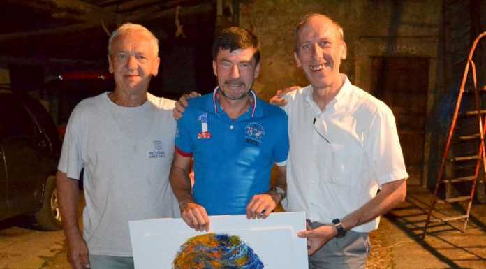 Gianni Bugno, un altro campione a “Cascina don Guanella”