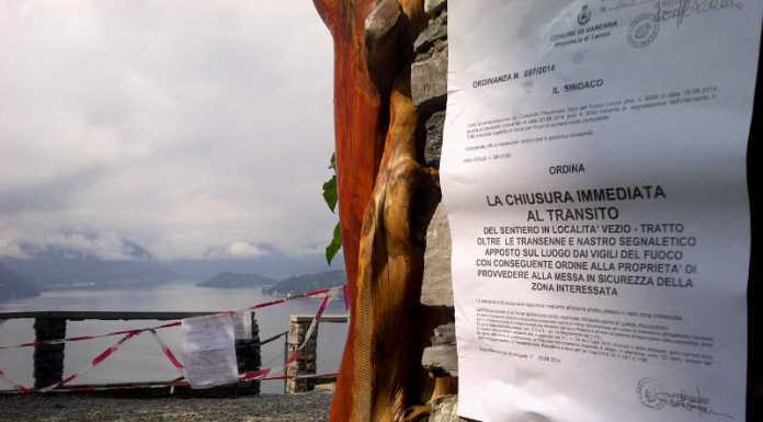 Cede la terrazza ma il Castello di Vezio resta aperto al pubblico