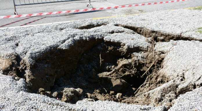 Villa Vergano. “La voragine ci costerà almeno 100 mila €”