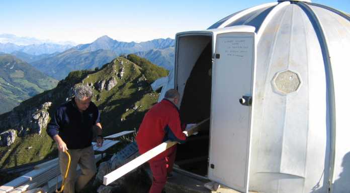 Cai Ballabio al lavoro, restyling per l’igloo situato sul Monte Due Mani
