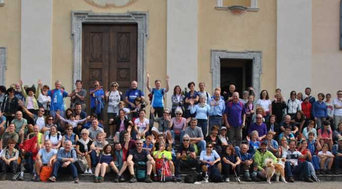 Sentiero del viandante: 200 escursionisti in cammino, un record!