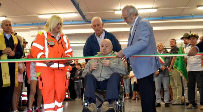 Mandello: il Soccorso degli Alpini inaugura la nuova autorimessa