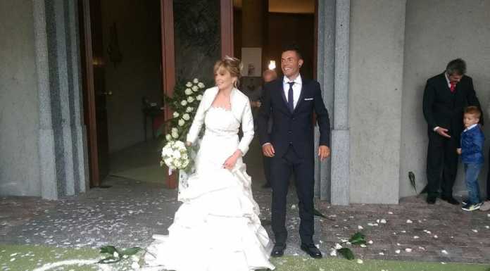 Wedding running in quel di Valmadrera Butti e Cristina sposi