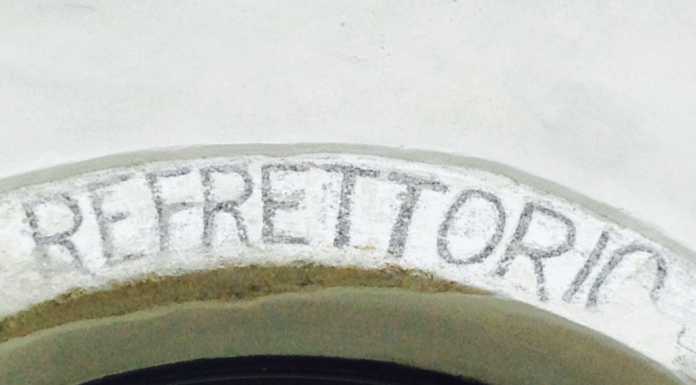 Monastero del Lavello: nel restauro “spunta” una scritta del ‘700