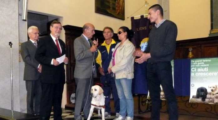 Varenna. Lions, 17° cane guida donato grazie alla Passeggiata Gastronomica