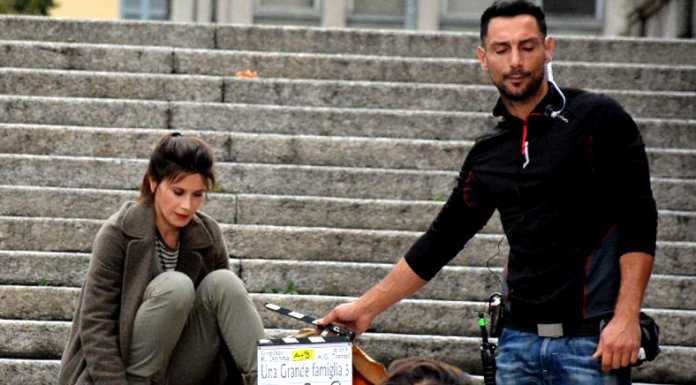 Una grande famiglia: “ciak” sulla scalinata della basilica