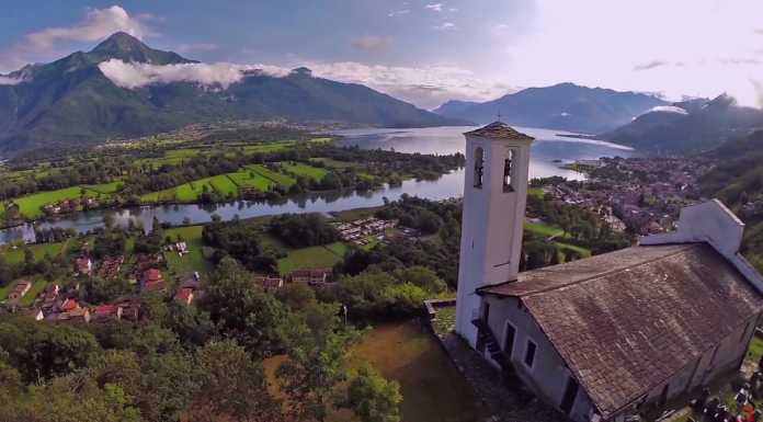 Colico e l’Alto Lago visti dall’alto in un video suggestivo