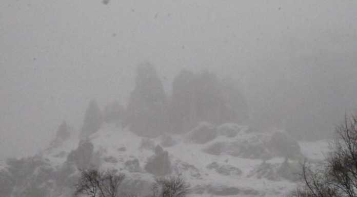 Prima neve sulle montagne lecchesi. Le foto dai Resinelli