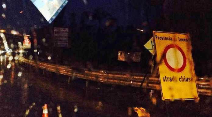 Isella: esonda il lago, chiuse le rampe di ingresso alla super