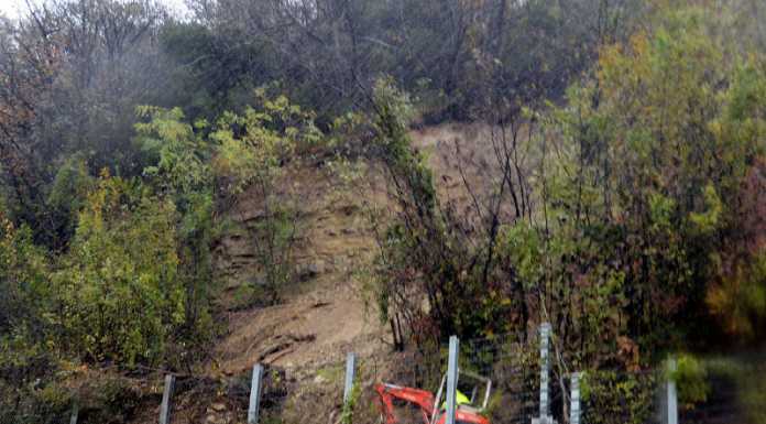 SS 36 sfiorata da almeno 100 mc di detriti, traffico sulla SP72