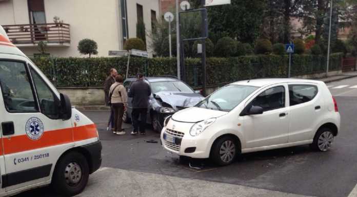 Schianto a Valmadrera: due persone trasportate in ospedale