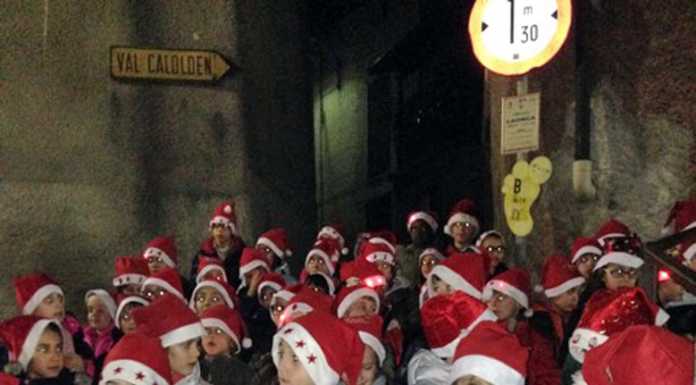 Laorca: festa di Natale per la scuola Pio XI a cena con gli Alpini