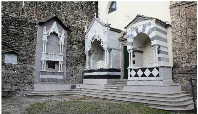 Restaurati tre antichi monumenti della chiesa di Corenno
