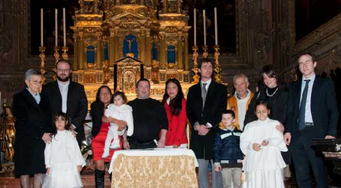S. Lorenzo: tre sorelline battezzate in un’unica cerimonia
