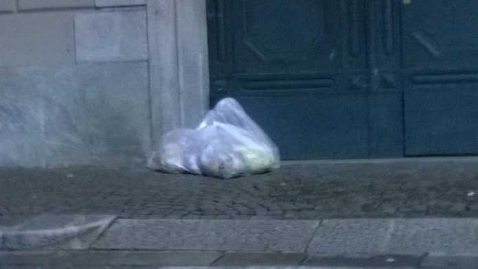 rifiuti davanti al Comune_dicembre 2014