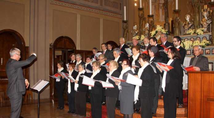 Mandello, la Schola cantorum del Sacro Cuore il 31 a Lipomo