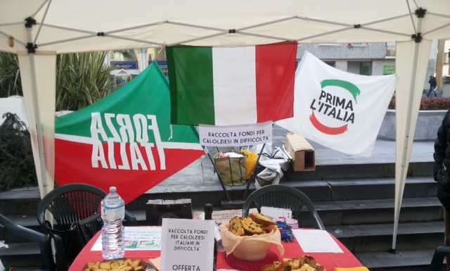 Forza Italia e Prima Italia raccolgono fondi per i calolziesi in difficoltà