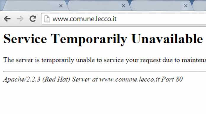 Ko il sito del Comune di Lecco, è vecchio e bisogna rifarlo