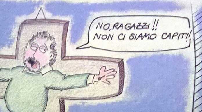 La Vignetta di Giò, Zamperini e il crocefisso negli edifici pubblici