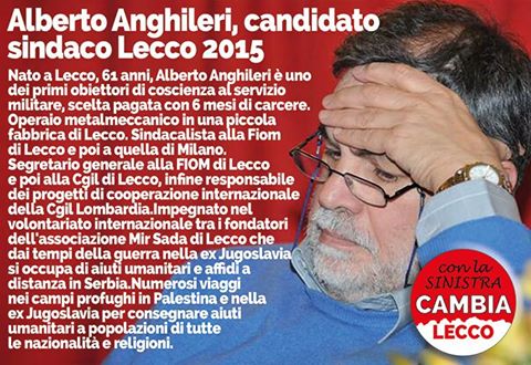 Elezioni. Anghileri in gara: è lui il candidato sindaco della sinistra