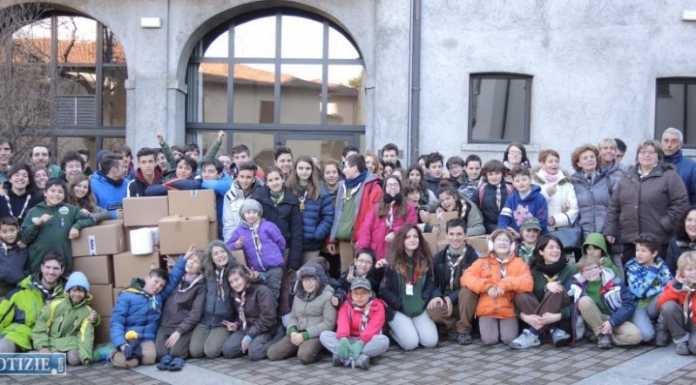 Valmadrera: gli Scout donano 30 scatole di cibo in beneficenza