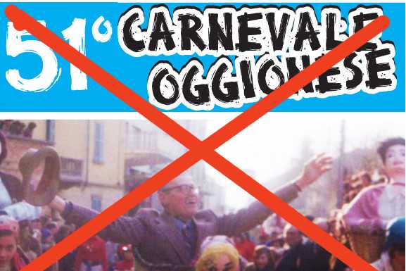 Salta il Carnevale di Oggiono, lo scherzo più grosso lo fa il maltempo