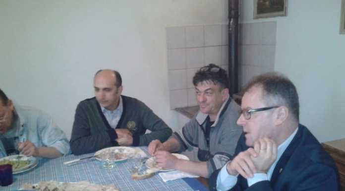 Pranzo comunitario con Brivio e Rizzolino a casa Rivalsa