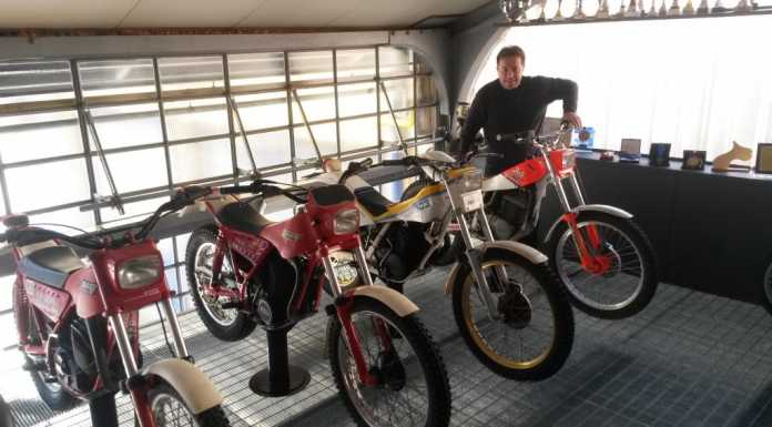 Il “museo” personale di Petrella dedicato alla Fantic di Barzago