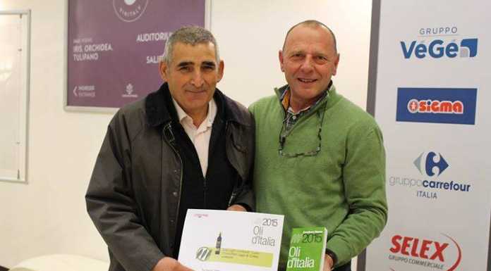 L’olio del lago di Como premiato con le tre foglie del Gambero Rosso