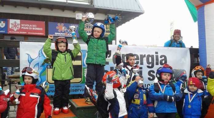 Valsassina Ski team, grande festa per la fine del corso di sci