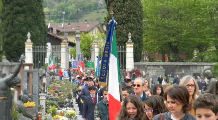 Valmadrera: in 200 alla cerimonia del 25 aprile, Festa della Liberazione