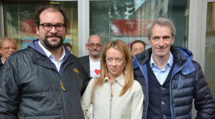 Giorgia Meloni a Lecco lancia la campagna di Fratelli d’Italia