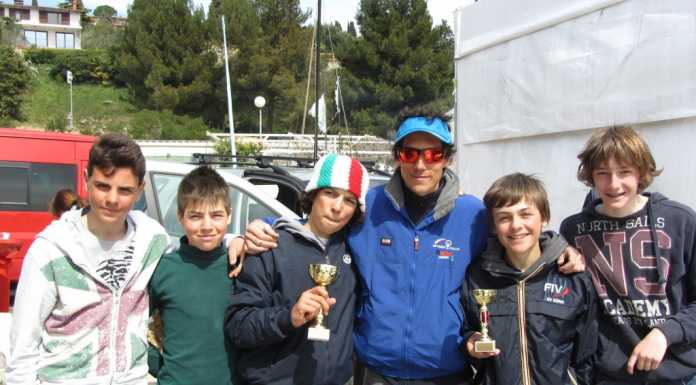 Vela, gli Optimist della Lni Mandello dalla Slovenia con onore