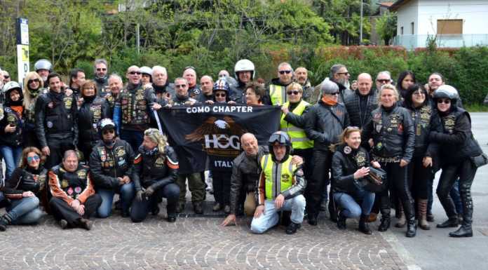 Le Harley Davidson a Mandello nella loro “PrimaVera uscita”