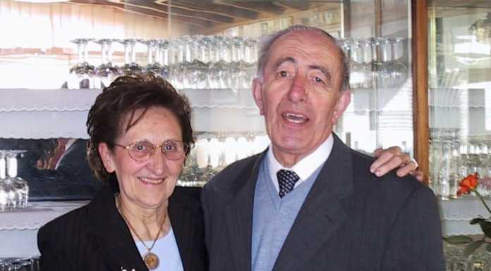 Sposati da 60 anni, nozze di diamante per i coniugi Castagna